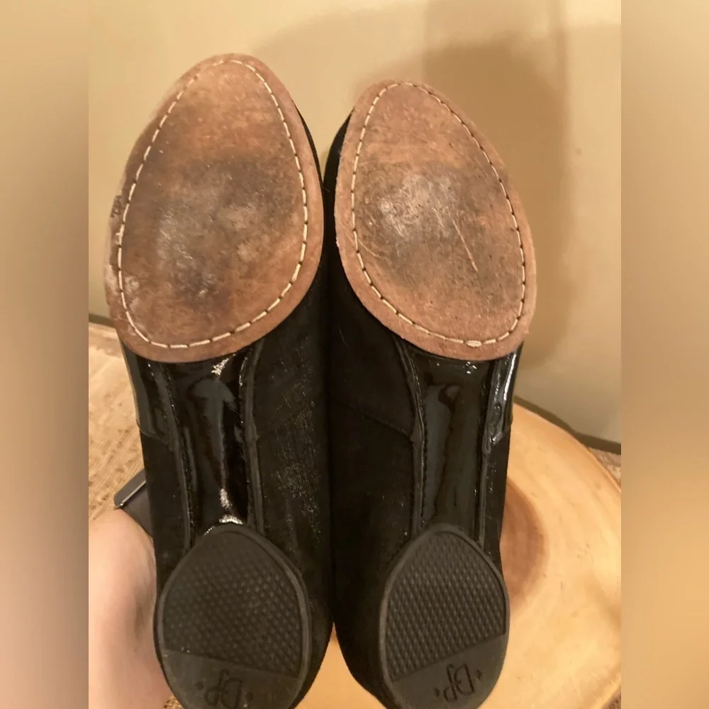 Donald J Pliner Sz 8‎ US Brix Black Mixed Media Slip On Comfort Loafers Shoes